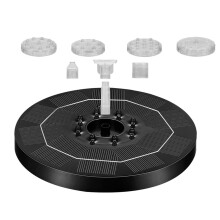 Solar Fountain Pump 3.5W Floating Solar Powered RGB LED for Garden Pond Bird Bath Decoration
