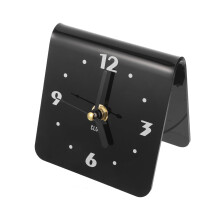 Silent Desk Clock with Silent Sweep Movement, Modern Acrylic Design for Bedroom and Home Decor