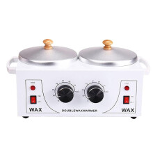 Double Wax Warmer for Hair Removal with Dual Temperature Control, Large Capacity, Salon and Home Use