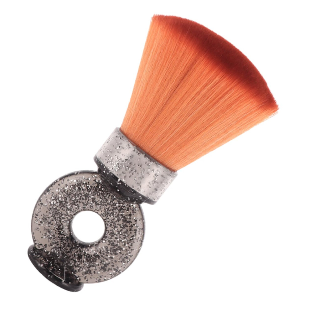 Barber Neck Duster Brush with Ergonomic Grip for Men's Beard Shaping and Hair Removal