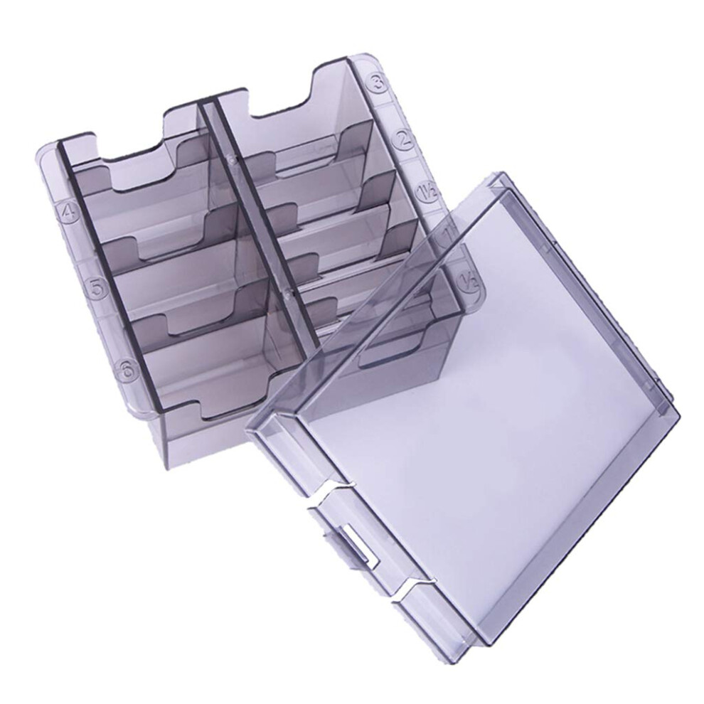 Guide Comb Storage Box With Lid, Clipper Guard Organizer For Barber Compact Grid Holder 9099447015136