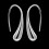 Sterling Silver Plated Thread Drop Earrings Teardrop Back Earrings 6
