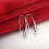 Sterling Silver Plated Thread Drop Earrings Teardrop Back Earrings 2