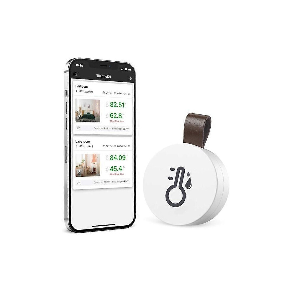 Bluetooth 5.0 thermometer hygrometer, wireless app control Accura