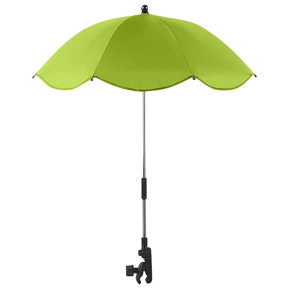 Baby Umbrella Stroller Parasol with Clamp, UV Protection Compatible with Stroller, Trolley, Beach Chair, Wheelchair for Toddlers 1-3