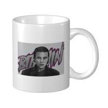 Stranger Things Comics Mug Coffee Cup For Cocoa, Tea, Beverages | Holds 12 Ounces Ceramic Camper Mug Small Coffee Cup