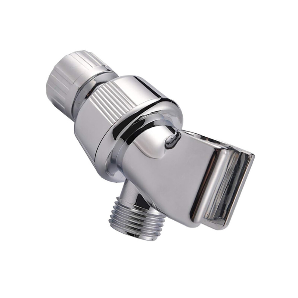 Handheld Shower Head Holder Adjustable Swivel Mount Universal Chrome Bracket Silver Bathroom 9174973370086