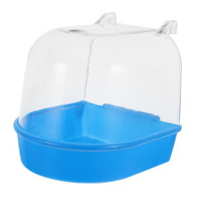 Bird Bath for Cage Parakeet with Easy Clean ABS Hanging Tub for Budgies and Cockatiels