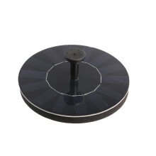 Solar Fountain Pump for Bird Bath Floating Solar Water Feature Outdoor Garden Pond Black