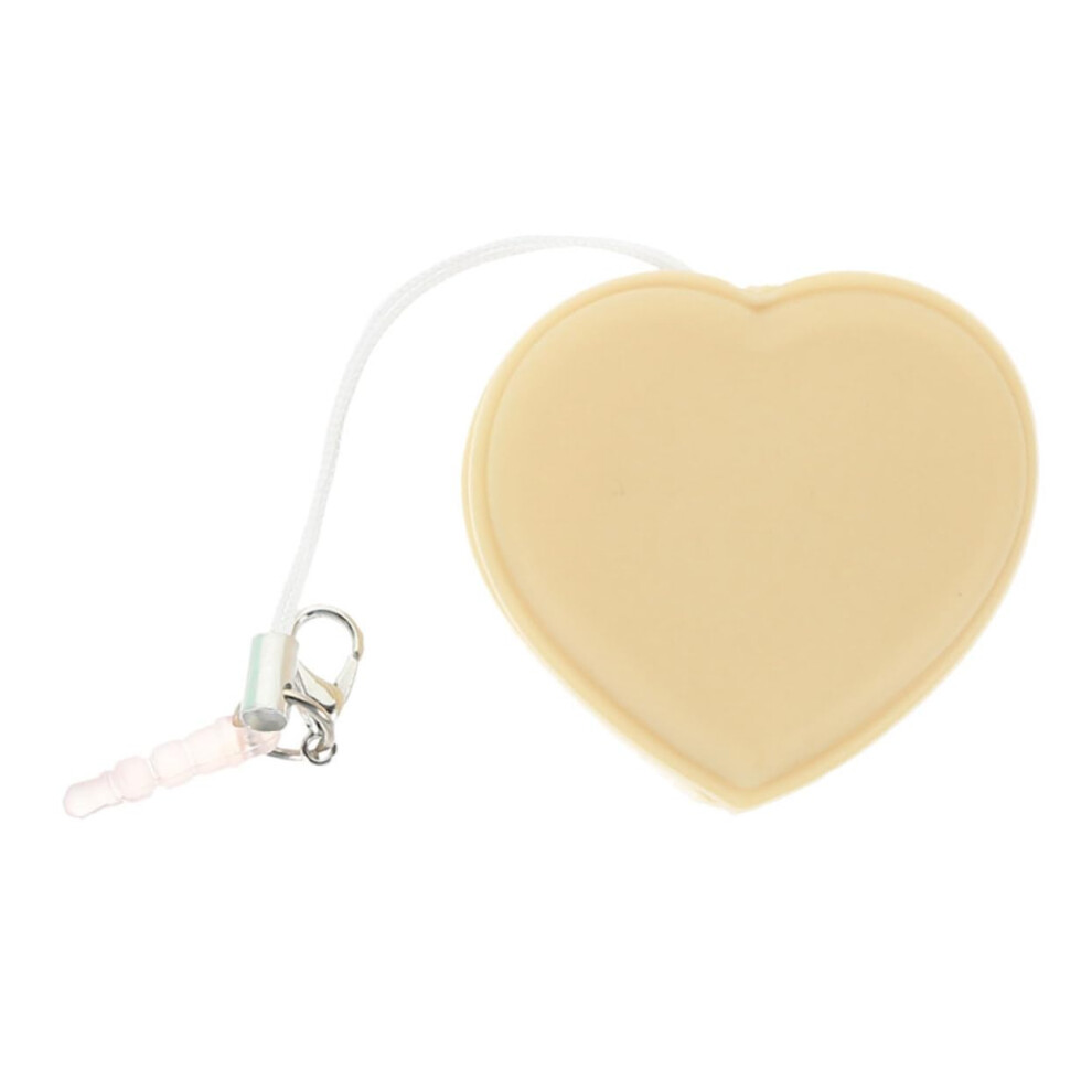HeartShaped DualSided Phone Screen Cleaner Pendant and Reusable Eyeglass Cleaning Cloth