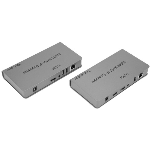 Universal HDMI KVM USB Extension Kit With IR Control Loop Out Function High Refresh Rate 1080P Resolution And Plug And Play Setup For Home Office Use 2