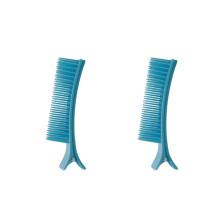 Blue Hair Sectioning Clips for Styling and Coloring, ABS Hairdressing Clips for Salon Use, 2pcs