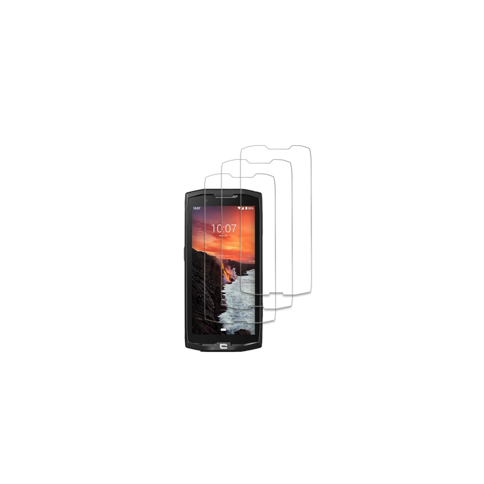 3 Pack Tempered Glass Screen Protector For Crosscall Core X4, 9H Hardness, Antifingerprint, Bubble, Casefriendly 9164114081049