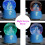 Musical Snow Globe Castle with Automatic Snowfall, Rotating Design and 7Color Changing Lights 3