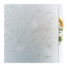 Window Privacy Film 2 Pcs Frosted Static Cling Etched Glass Door UV Protection Heat Control 45x300cm