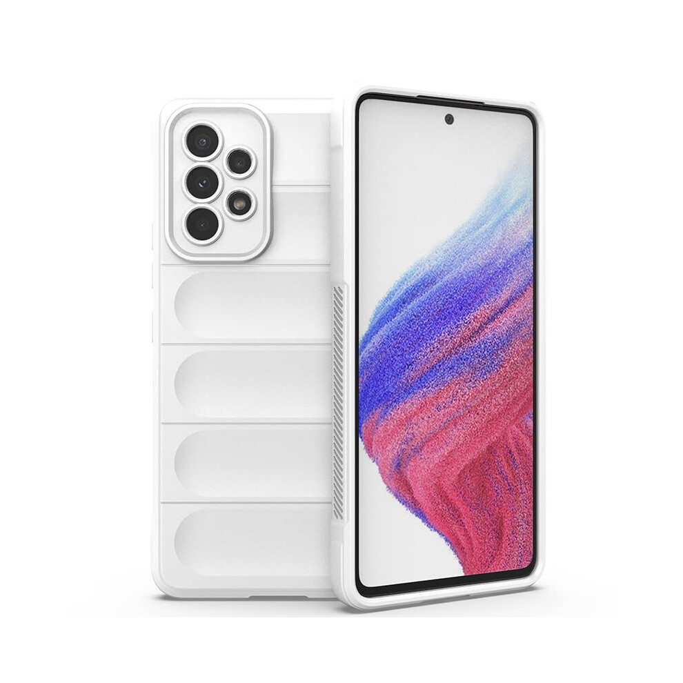 Shockproof Airbag Corners Antislip Grip Soft Silicone Bumper Case For Samsung Galaxy A23 5G White 9365369345690