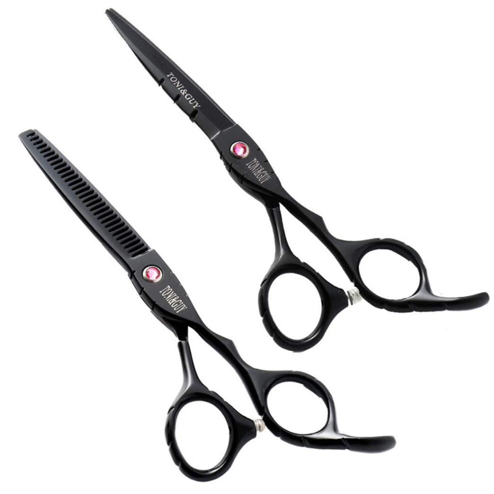 Professional 5.5 Inch Hairdressing Scissors Set with Barber Thinning Shears for Salon and Home