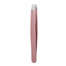Eyebrow Tweezers Set Stainless Steel Slanted Precision Tips for Facial Hair Removal Black 03