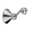 Shower Head Holder 360 Adjustable Swivel Solid Brass Wall Mounted Bracket Silver Finish 1