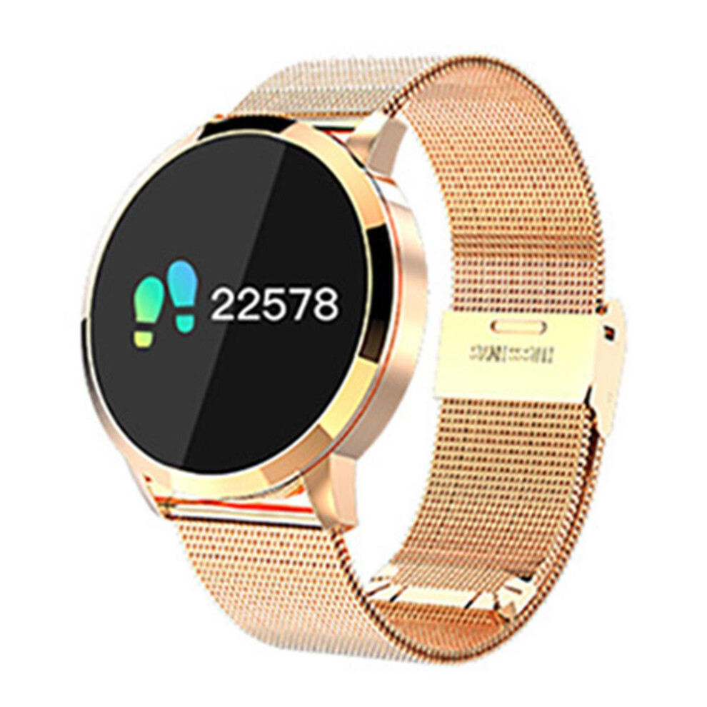 Elegant Metal Case Smartwatch, Bluetooth Calling & Full Touch Screen Fitness Tracker (Ultra-Thin) 9482828825033