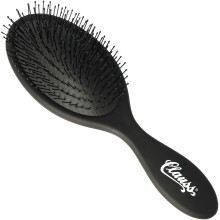 Hair Brush for Long Hair with Air Cushion and Flexible Bristles, Black Paddle Brush for Wet and Dry Hair