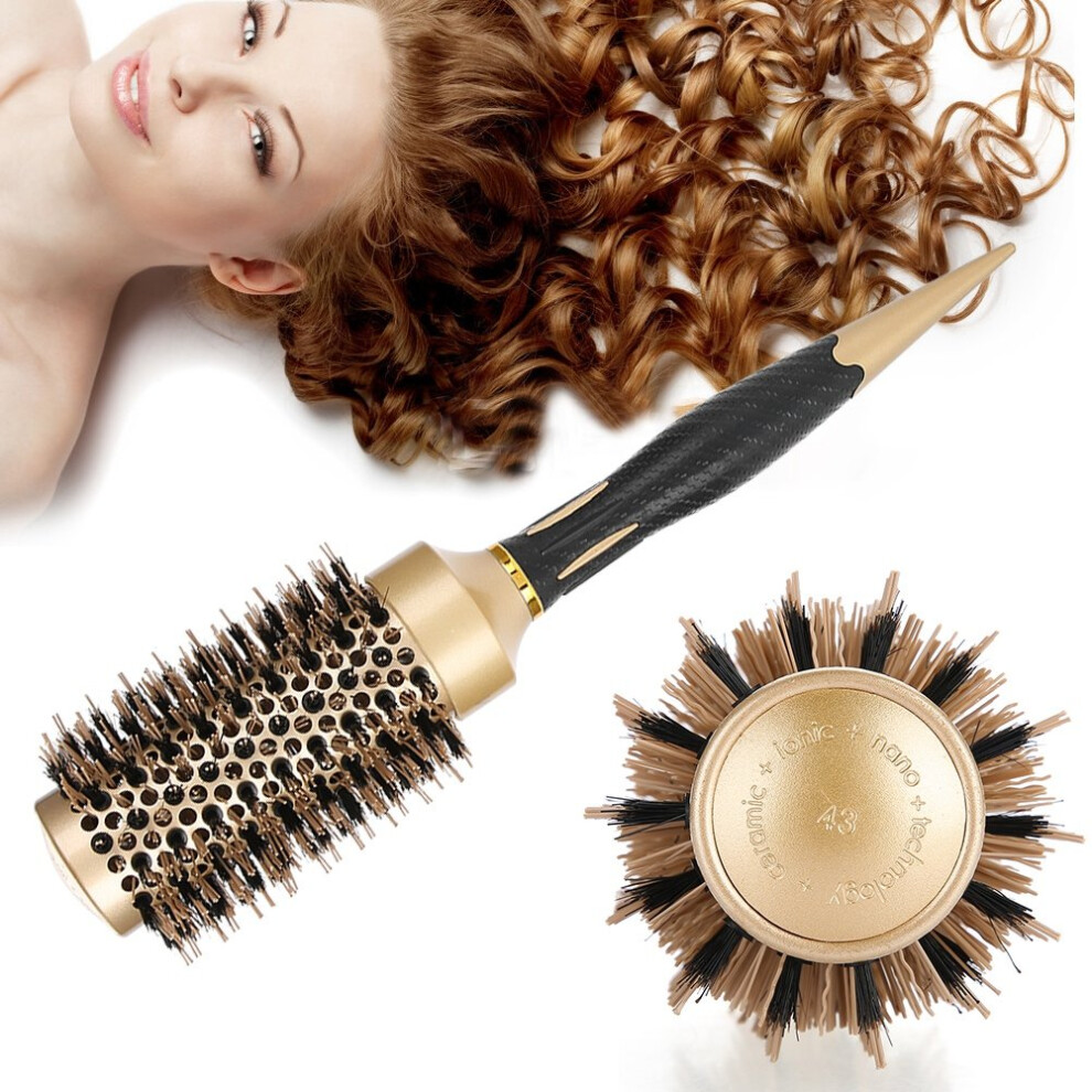 Hot Air Brush Hair Straightening Brush with Ceramic Ionic Technology for Faster Styling and Frizz Reduction