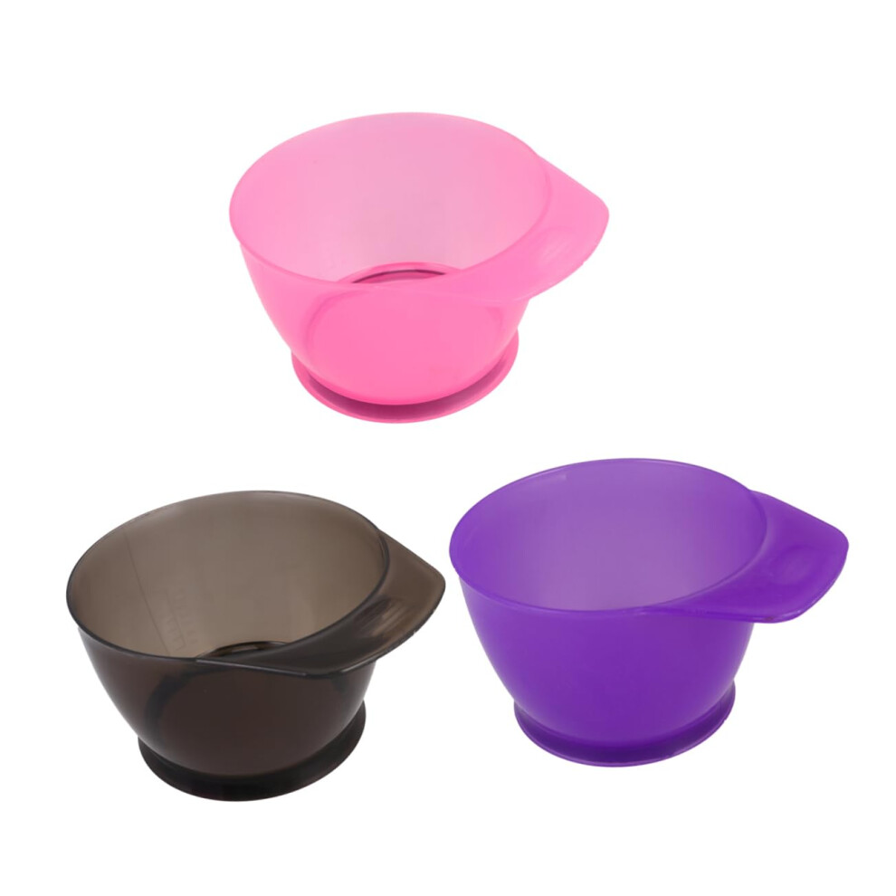 Hair Dye Mixing Bowl Set with Handle NonSlip Base for Salon and Home Hair Coloring