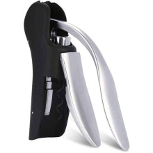 Wine Opener Set with Lever Corkscrew, Zinc Alloy Spiral, Elegant Gift for Wine Lovers