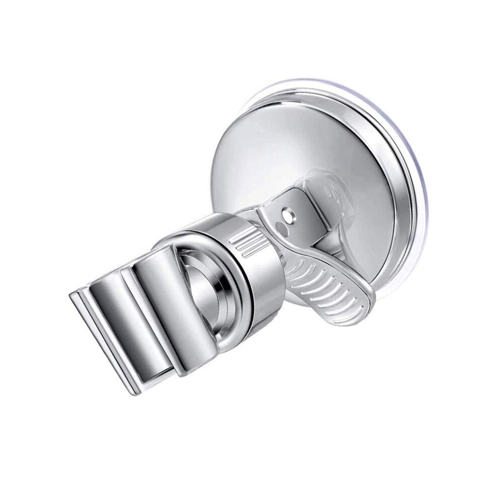 Handheld Shower Head Holder With Adjustable Suction Cup Bracket, Removable Wall Mounted Design 9174973380917