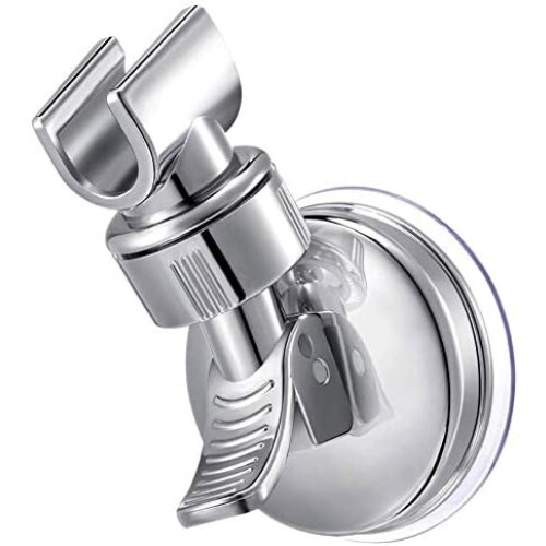Handheld Shower Head Holder with Adjustable Suction Cup Bracket, Removable Wall Mounted Design 2