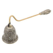 Vintage Metal Candle Snuffer Tool Handheld Flame Extinguisher for Home Decor and Aromatherapy