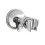 Adjustable Shower Head Holder Wall Mounted Bracket with Easy Angle Adjustment for Bathroom Ref: 7649 1