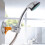 Shower Head Holder Universal 45 Adjustable Wall Mount Rotating Bracket ABS Black 4