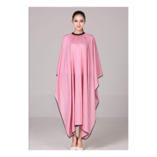 Waterproof Barber Cape Pink with Adjustable Neck Closure for Salon Hairdressing Adults and Kids