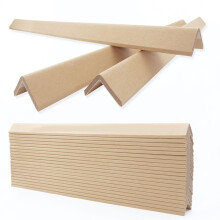 Cardboard Corner Protectors 1.2x1.2x32in for  Pallet Edge Guards, Durable Load Stabilization Support