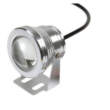 Underwater LED Pond Light IP68 Waterproof Adjustable Submersible Fountain Spotlight 10W White