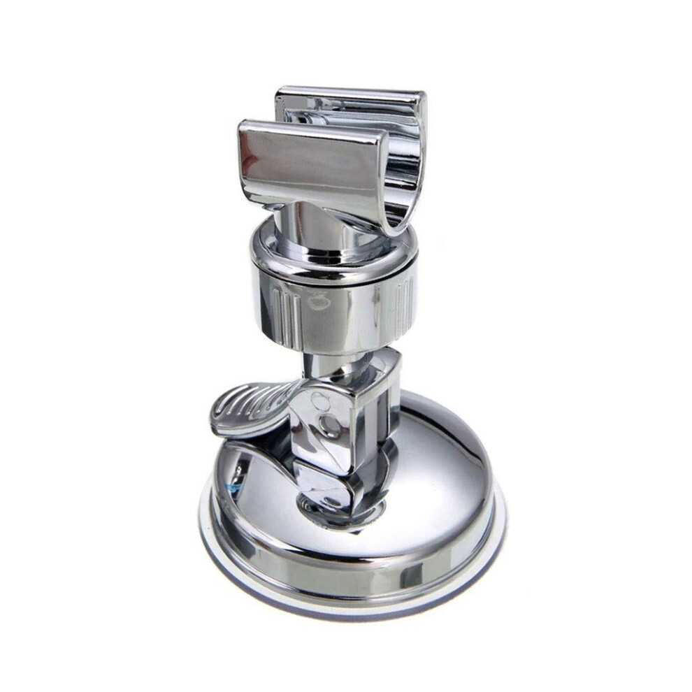 Adjustable Suction Cup Shower Head Holder With Vacuum Mount And Rotatable Full Plating Finish 9044945313437