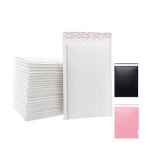 Pink Bubble Mailers 15x20cm Self Seal Padded Envelopes with Double Layer Cushioning for 100pcs