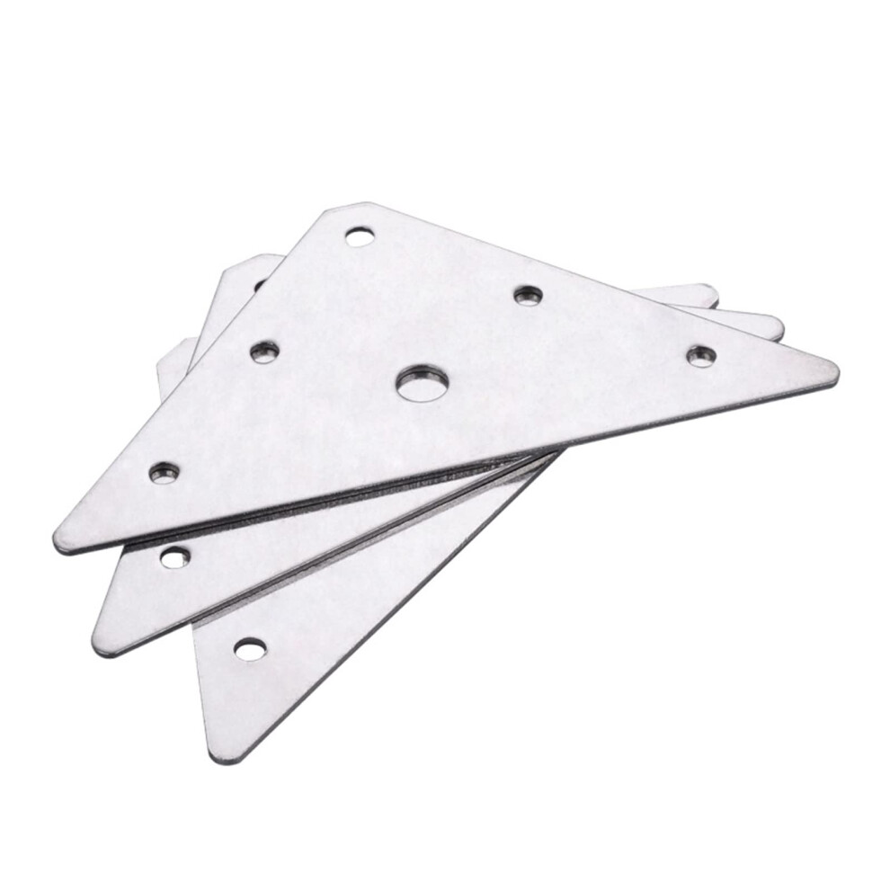Stainless Steel Corner Bracket With Screws, Triangle Furniture Connector For Table And Chair Joint 9365369352964