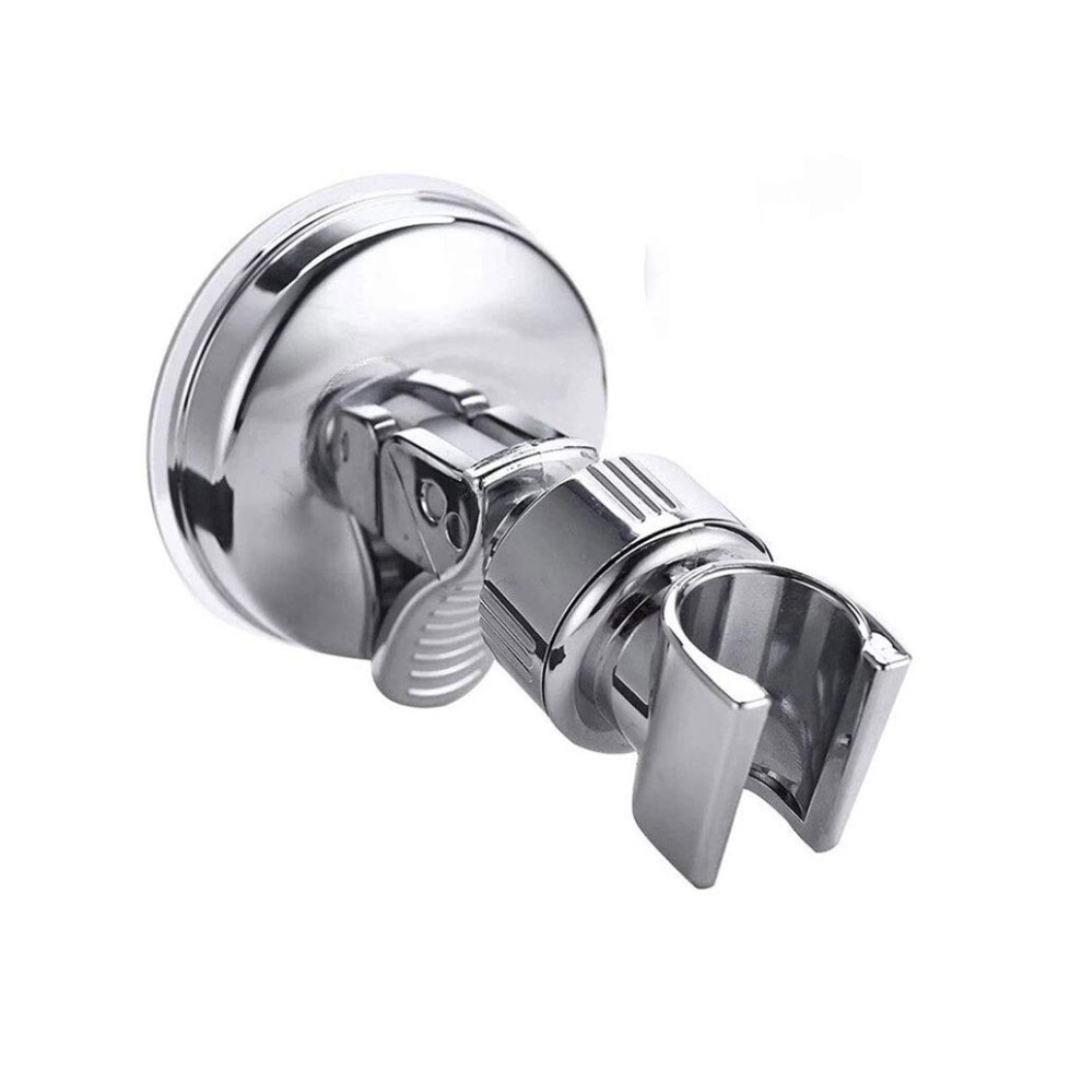Adjustable Shower Head Holder With Strong Vacuum Suction Cup Wall Mount, Rustresistant Abs Bracket 9174973383475