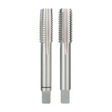 Para roscas e roscas de fundo em aços não ligados ou de baixo liga até 800 N/mm² de resistência, ferro fundido maleável e