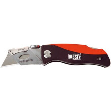 Faca dobrável - BESSEY - DBKPH-EU - Lâmina retrátil - Cabo de plástico - 160 mm