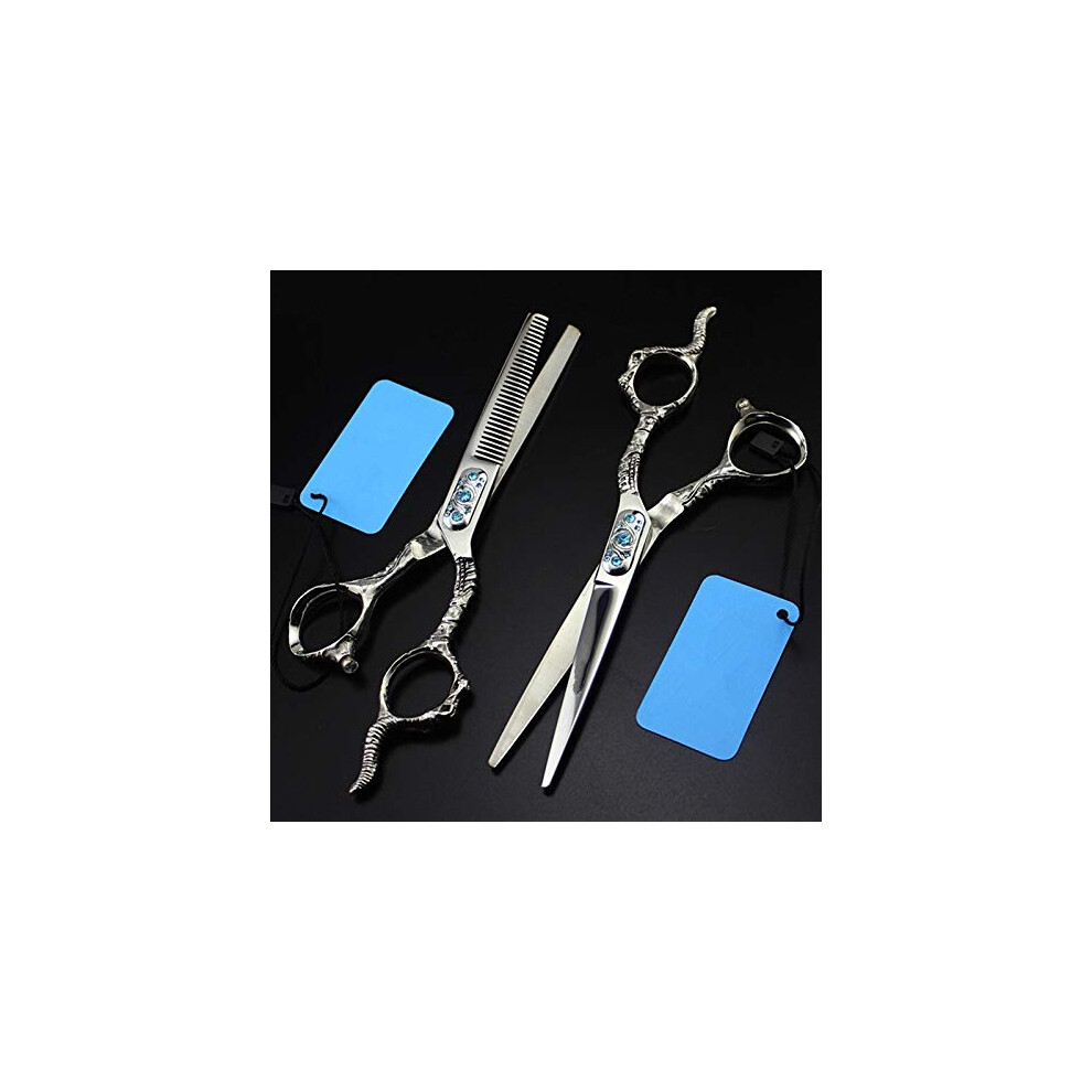Professional Hair Cutting Scissors 6 Inch Japanese 440C Stainless Steel Barber Shears for Salon