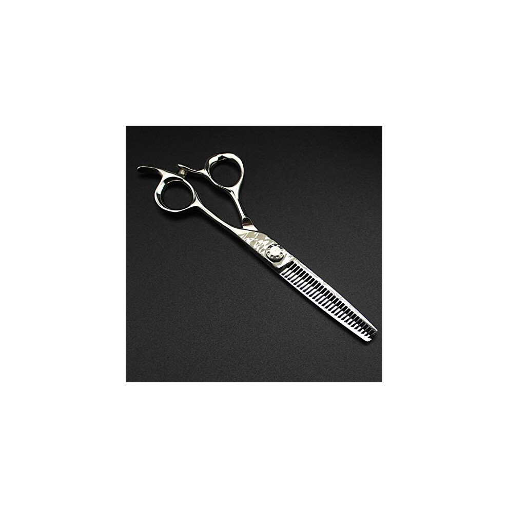 Damascus Steel Hair Thinning Scissors 6 Inch Professional Barber Shears with Ergonomic Grip