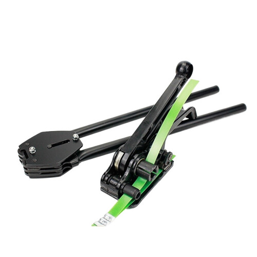 Manual Strapping Tool with Ergonomic Ratchet Handle for Packaging Boxes and PP Banding Kit 1