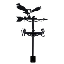 Metal Owl Weather Vane for Roof and Garden, Rotating UVResistant Decorative Outdoor Ornament