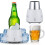 Portable Beverage Cooler Fast Cooling Cup for Beer Wine Compact EU Plug Black 2