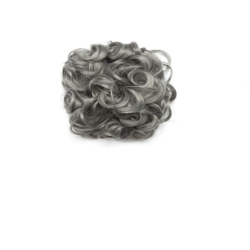 Unisex Synthetic Hair Bun Hairpiece For Women With Comb Clips, Instant Volume Boost, Messy Chignon Extension