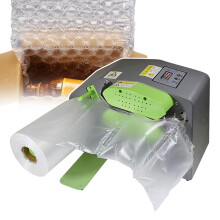 Air Cushion Machine with Fast 30s Preheat, Speed 12m/min Inflation, Adjustable Cushion Settings, Durable for Warehouse and Factory