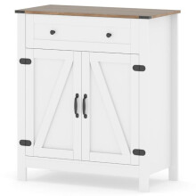 Buffet de cuisine - HELLOSHOP26 - 80x40x92 cm - Bois composite - Tiroir spacieux - Style vintage